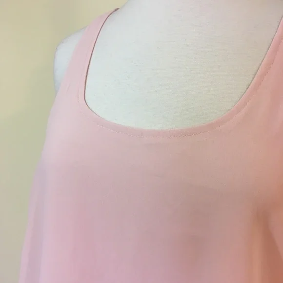 Blush Asymmetrical Ruffled Chiffon Mini Dress - Picture 6 of 8